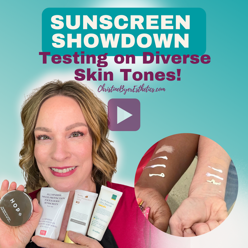 All our sunscreens tested on different skin tones